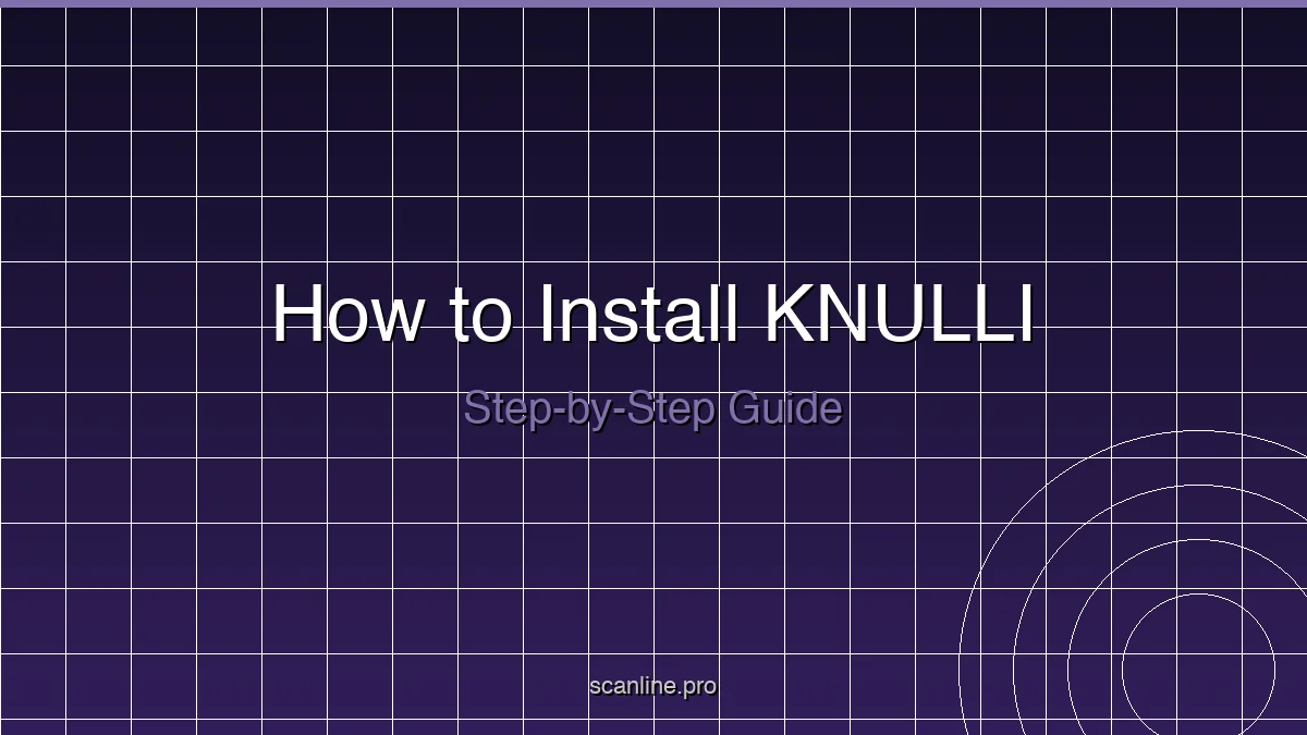 How to install KNULLI on RG35XX H and TRIMUI Smart Pro (2025 guide)