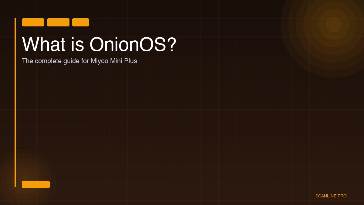 What is OnionOS? A guide for Miyoo Mini Plus