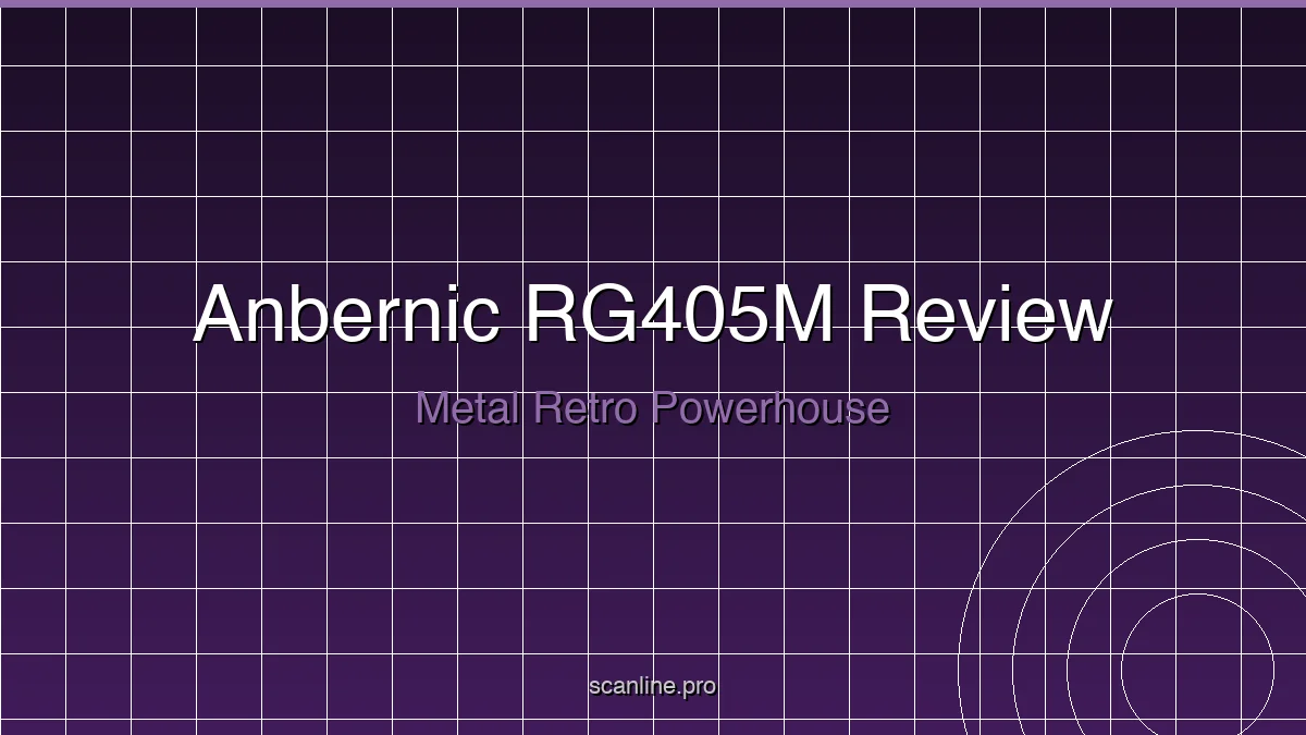Anbernic RG405M review: the best metal-body retro handheld?