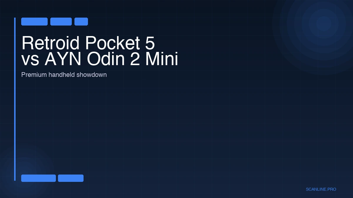 Retroid Pocket 5 vs AYN Odin 2 Mini: which one to buy?